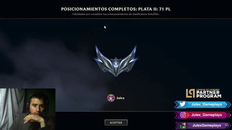 Julex Gameplays On Twitter Asi Termine Mis Placements Perdi Las 3