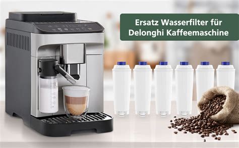 6 Stück Delonghi Wasserfilter passend für Delonghi DLSC002