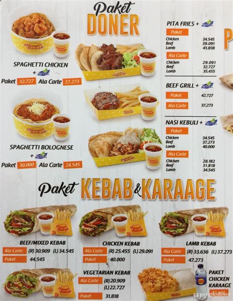 Selalu Diperbarui Menu Doner Kebab Kelapa Gading