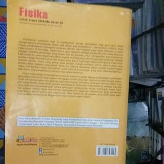 Jual BUKU FISIKA KELAS 12 XII 3 SMA MA REVISI YRAMA WIDYA Shopee