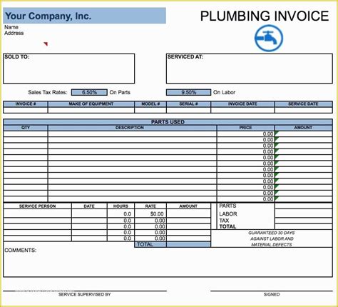 Plumbing Work order Template Free Of Plumbing Repair Work order form forms Pdf Template ...