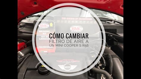 Cómo cambiar filtro de aire a un Mini Cooper S r56 YouTube