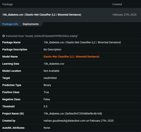 Import Model Packages Into Mlops Datarobot Docs