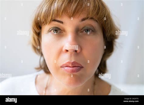 Beautiful Mature Women Headshot Stock Photo Alamy