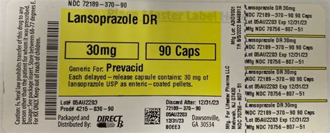 Lansoprazole Dr Capsule Delayed Release