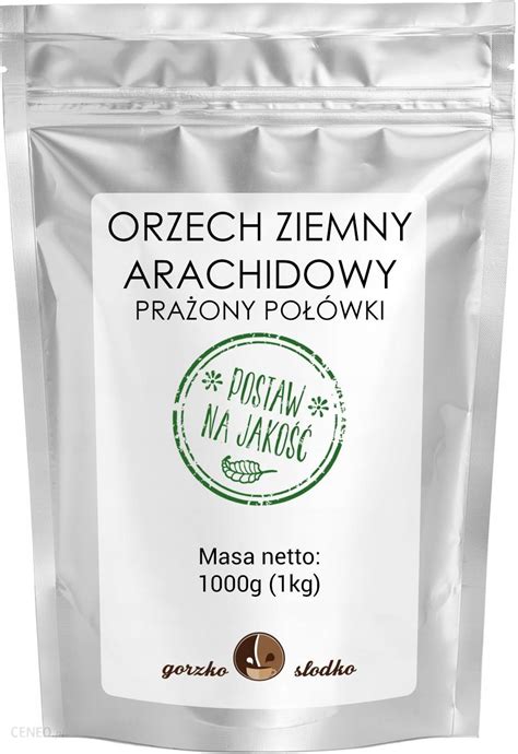 Orzechy Ziemne arachidowe prażone połówki 1kg Ceny i opinie Ceneo pl