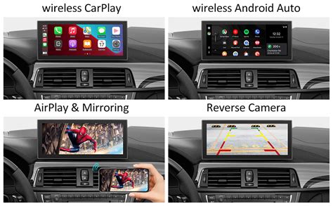 Road Top Wireless Carplay Android Auto Wireless Mirroring Portable