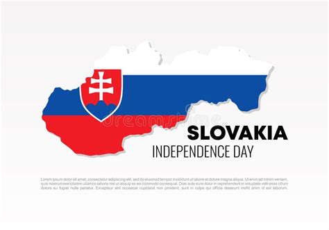 Slovakia Independence Day Background Banner Poster For National