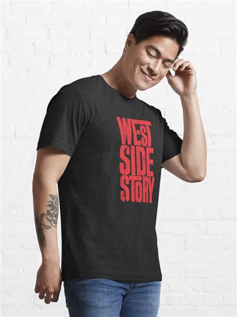 West Side Story Logo T Shirt For Sale By Broadway Island Redbubble West Side Story T