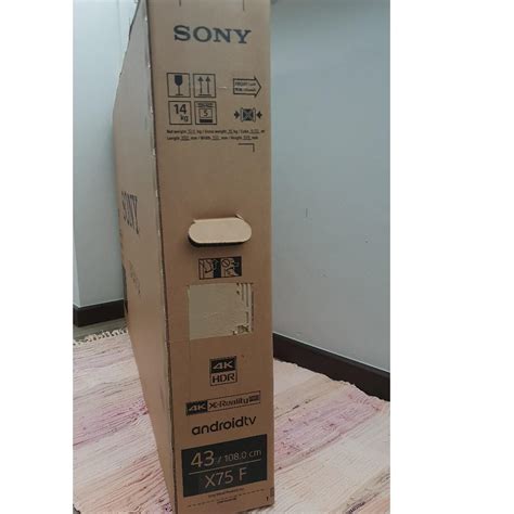 Sony Bravia Tv X F Empty Box With Styrofoam Tv Home Appliances