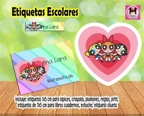 Kit Imprimible Etiqueta Escolar Chicas Superpoderosas En Venta En The Best Porn Website