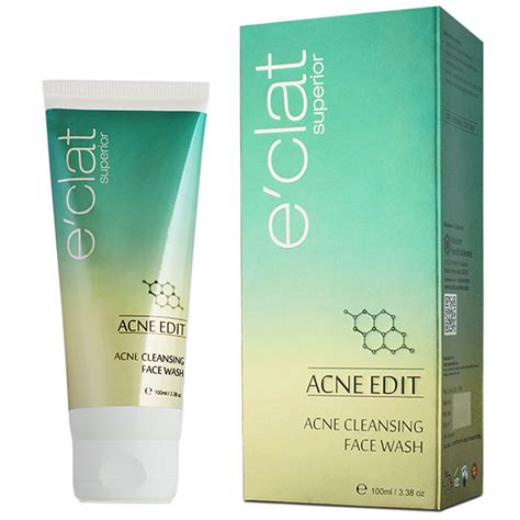 Buy e'clat Superior Acne Edit Acne Cleansing Face Wash, 100 ml | 19 ...