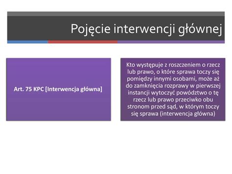 Interwencja G Wna Ppt Pobierz