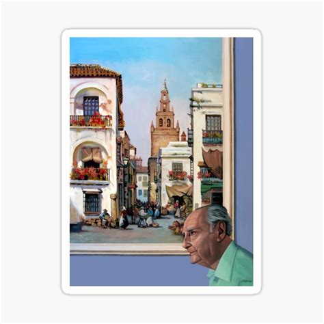 Manuel Fernandez Garcia In Carmona Painting Sticker For Sale By