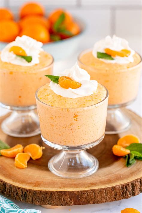 Whipped Jello Mandarin Orange Mousse Dessert Amanda S Cookin