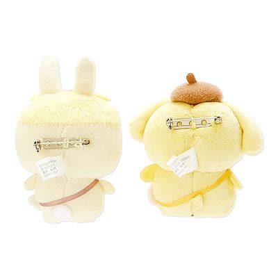 Buy Sanrio Pompompurin Usagi Chiikawa X Sanrio Mascot Brooch Set At Artbox