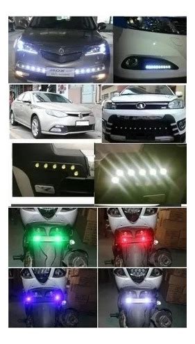 10 Focos Ojo De Aguila Faros Led Tipo Xenon Niebla 10 Pz Cuotas Sin