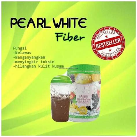 Jamu Jelita Pearl White Fiber Gm Free Shaker Lazada