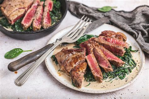 Steak With Creamed Spinach Recipe Diet Doctor