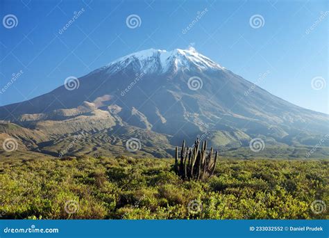 El Misti Volcano Near Arequipa City In Peru Stock Photo Image Of