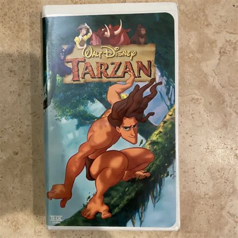 Rare Vtg Walt Disneys Tarzan Vhs Video Tape Vcr Animation Movie