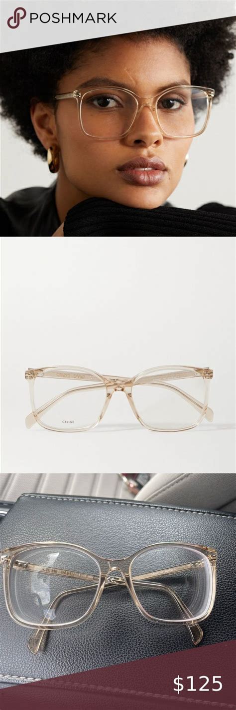 Celine Square Frame Acetate Optical Glasses Square Frames Optical