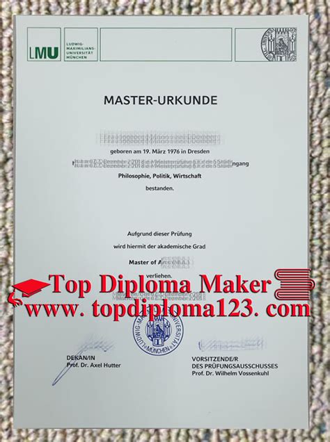 University Of Munich Fake Degree Sample Buy Certificate Buy University Diplomas Buy College