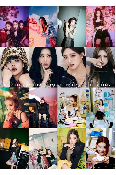 Itzy Poster Seti-kpop Kolaj Seti - Duvar Posteri - Sticker Bant Hediye