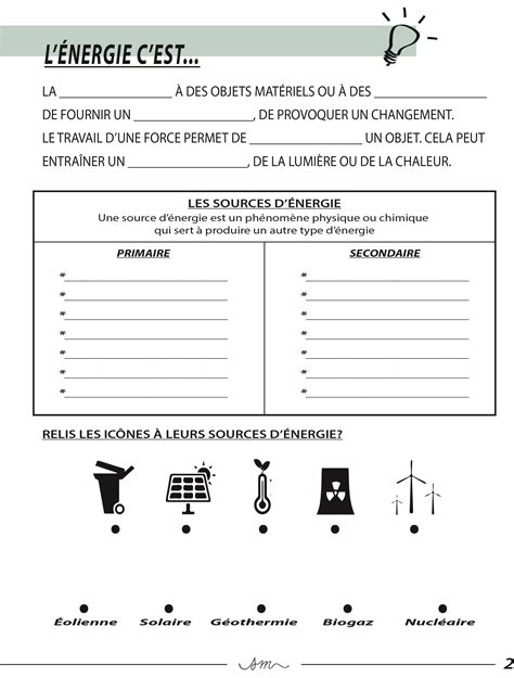 Sciences L Nergie Sources Formes