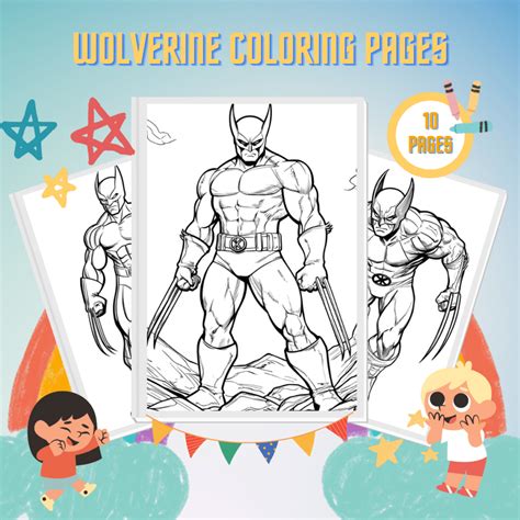 11 Wolverine Coloring Pages Unleash Your Inner Hero