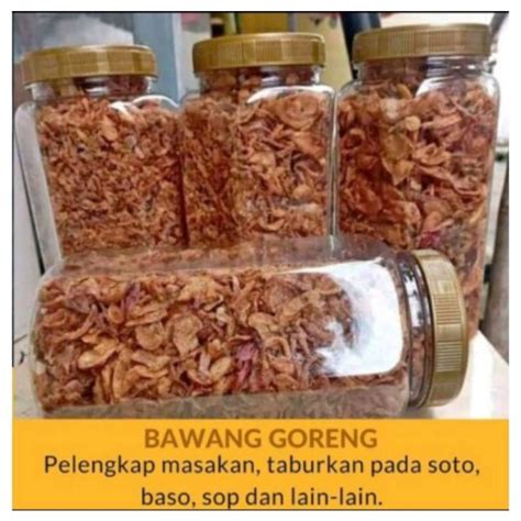 Jual Bawang Goreng Kemasan Toples Dan Baby Fish Ikan Kecil Goreng