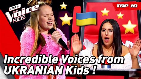 Best Of The Voice Kids Ukraine 🇺🇦 ️ Top 10 Youtube