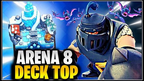 DECK TOP PARA ARENA 8 PICO CONGELADO NO CLASH ROYALE YouTube