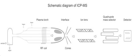 A Schematic Of The Inductively Coupled Plasma Mass Spectrometry