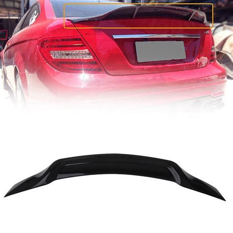 Fits 08 14 MERCEDES BENZ W204 C250 C300 RT STYLE DUCKBILL TRUNK SPOILER