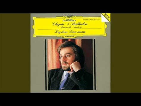 Chopin Ballade No In F Major Op Krystian Zimerman Fr D Ric