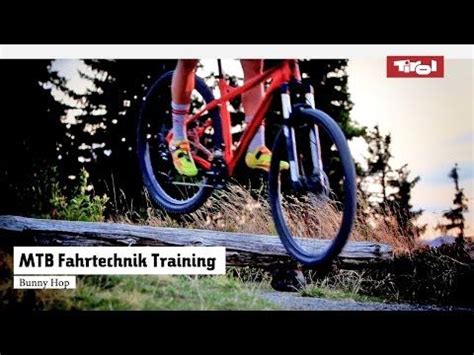 MTB Fahrtechnik Training 12 Bunny Hop Tutorial YouTube Mtb