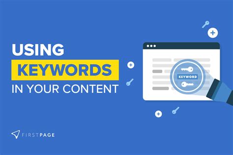 Using Keywords For Seo Where To Add Keywords On A Website