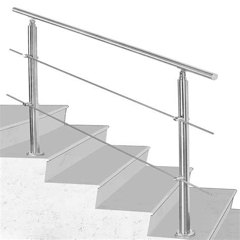 Rampe D Escalier Acier Inoxydable Main Courante Balustrade Garde Corps