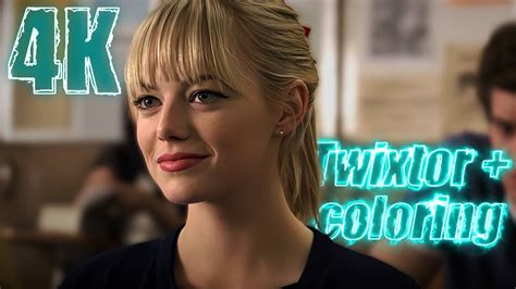 Gwen Stacy TASM 1 2 4K Twixtor Scenepack With Coloring For Edits MEGA