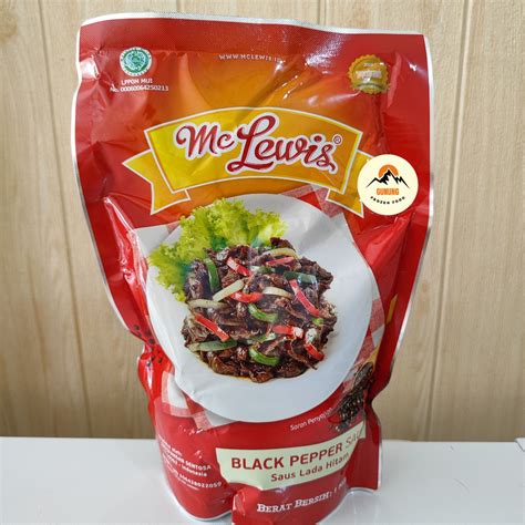 Jual Mc Lewis Saus Blackpepper Lada Hitam 1kg Shopee Indonesia