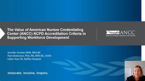 C061 The Value Of American Nurses Credentialing Center Ancc Ncpd