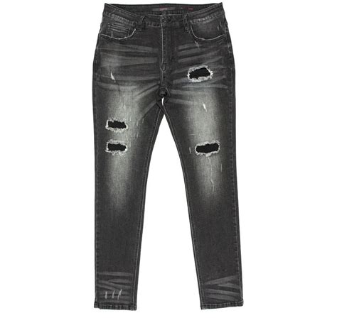 Cutty Bryant Distressed Skinny Fit Men S Black Jeans Shop Today Get