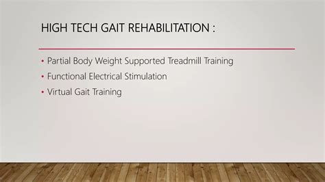 Hemiplegic Gait Rehabilitation Ppt