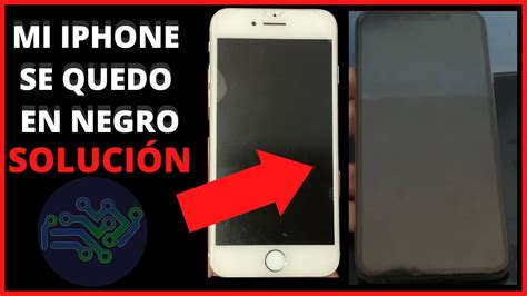 Mi Iphone Se Quedo En Pantalla Negra Solucion Youtube