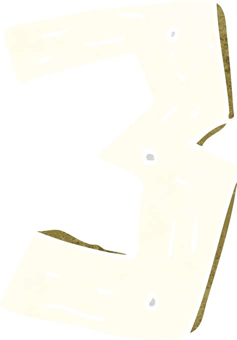 Cartoon Wooden Number 45205725 Png