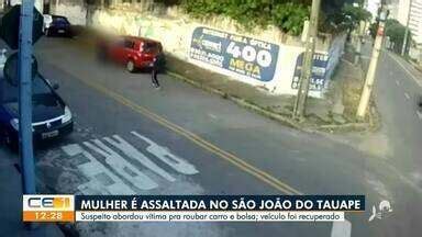 CETV 1ª Edição Fortaleza Mulher é assaltada na rua de casa no