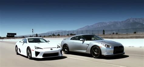 Lexus LFA Vs Nissan GTR