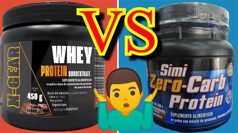 Whey Protein X Gear VS Simi Zero Carb Cuál es la mejor proteína y cuál