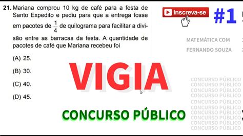 Vigia Questões De Concurso Público Ensino Fundamental Matemática